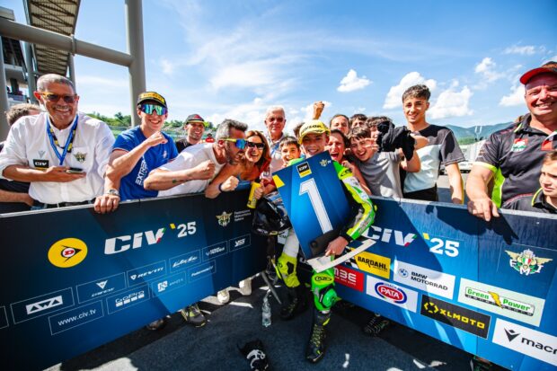 Delbianco domina al Mugello, primo acuto di Rizzi in Premoto3