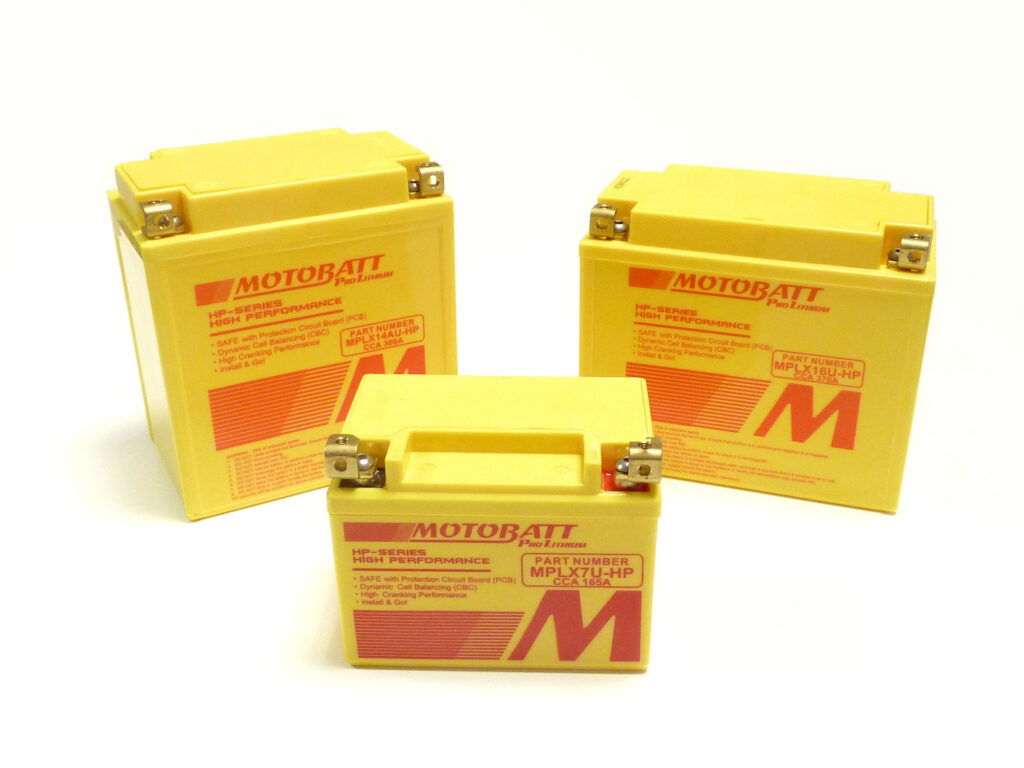 Motobatt HP Series, nuova generazione di batterie al litio