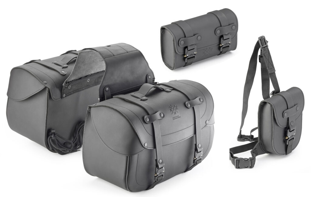 Kappa KMLW, nuova linea di borse in pelle per le moto classic