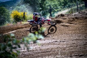 Petrucci in allenamento al Miravalle di Montevarchi