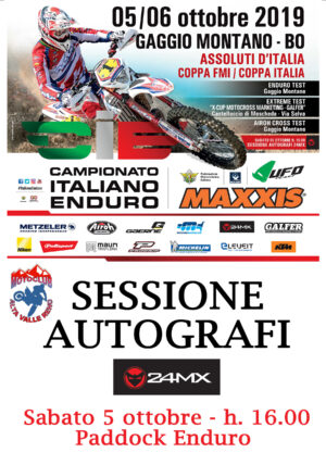 Assoluti d’Italia Enduro: programma del weekend di ottobre