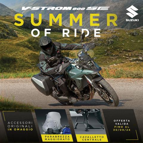 Suzuki Summer of Ride: vantaggi per la V-Strom 800SE