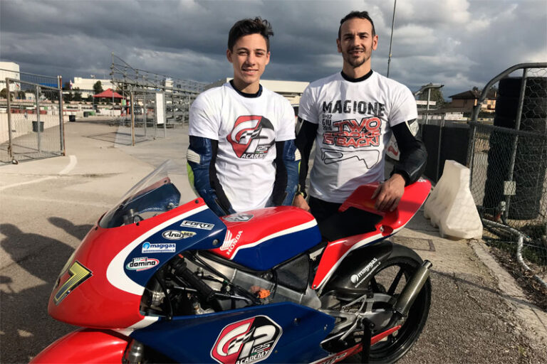 Latina, Vannucci e Macchione brillano nel 3° test Academy 125