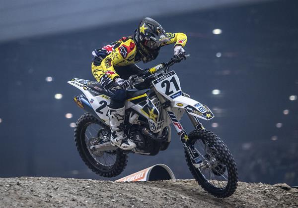 Supercross Ginevra: doppio podio per Jason Anderson su Husqvarna