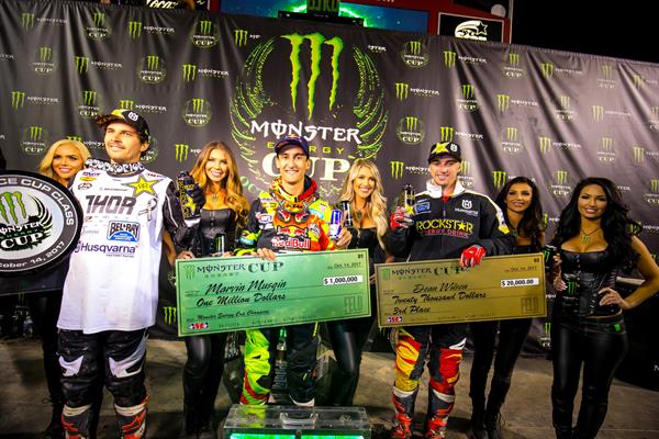 Monster Energy Cup, doppio podio Husqvarna a Las Vegas
