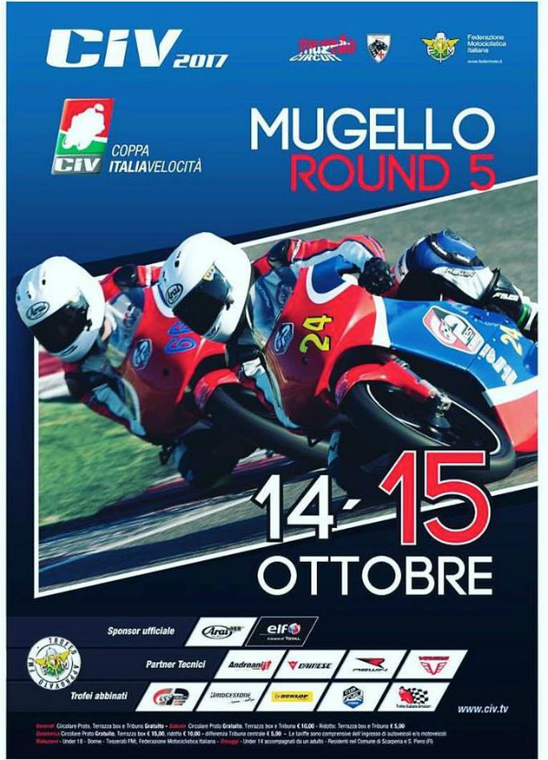 Coppa Italia 2017, gran finale al Mugello con 13 gare in pista