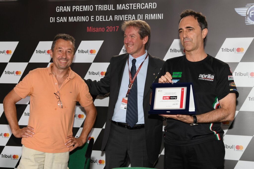 FMI, a Misano i 30 anni dalla prima vittoria Mondiale Aprilia