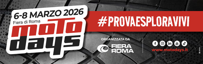 Motodays 2026, Roma capitale delle due ruote per tre giorni