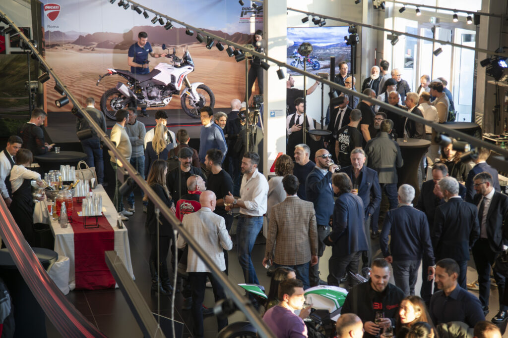 Ducati Roma, nuova sede sulla Salaria e anteprima DesertX