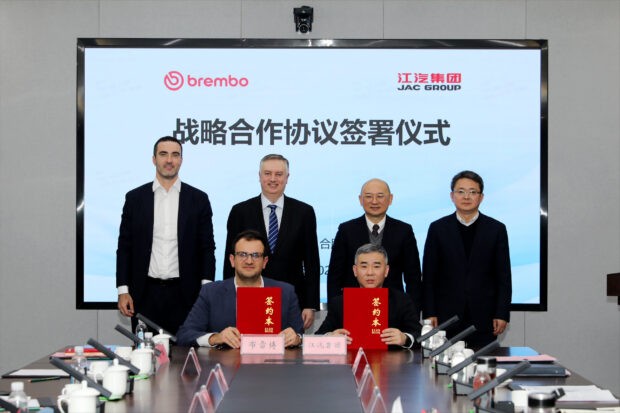 JAC Group e Brembo, accordo sui freni hi-tech