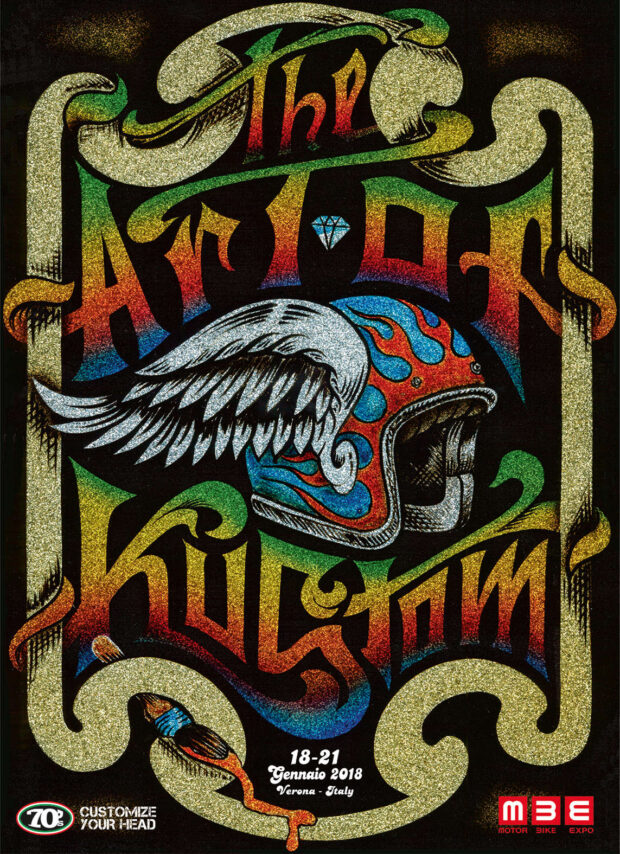 The Art Of Kustom porta gli airbrush top a Motor Bike Expo