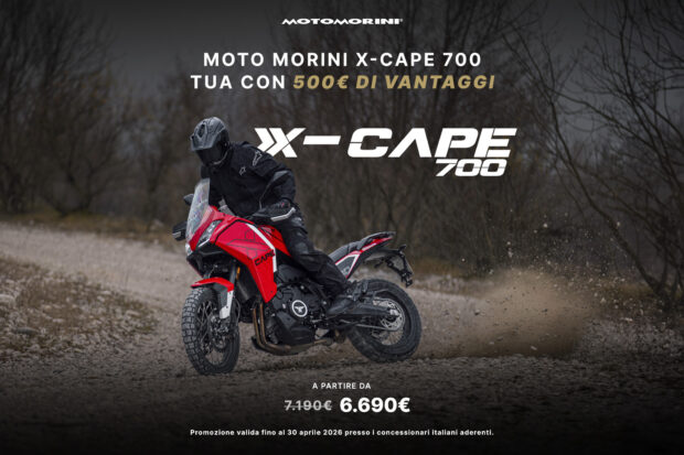 Moto Morini X-Cape, offerte su 1200 e 700