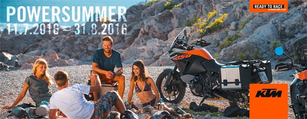 KTM Power Summer 2016: sconti su abbigliamento e merchandising