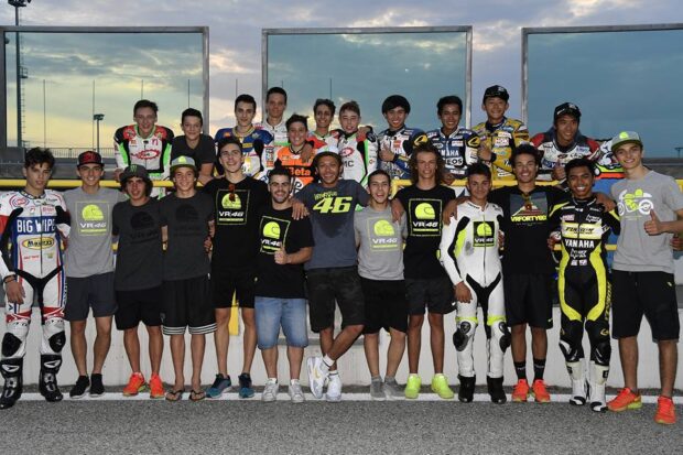 Misano, allenamento congiunto per Talenti Azzurri FMI e VR46 Academy