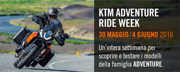 KTM Adventure Ride Week: la gamma Adventure si prova su strada