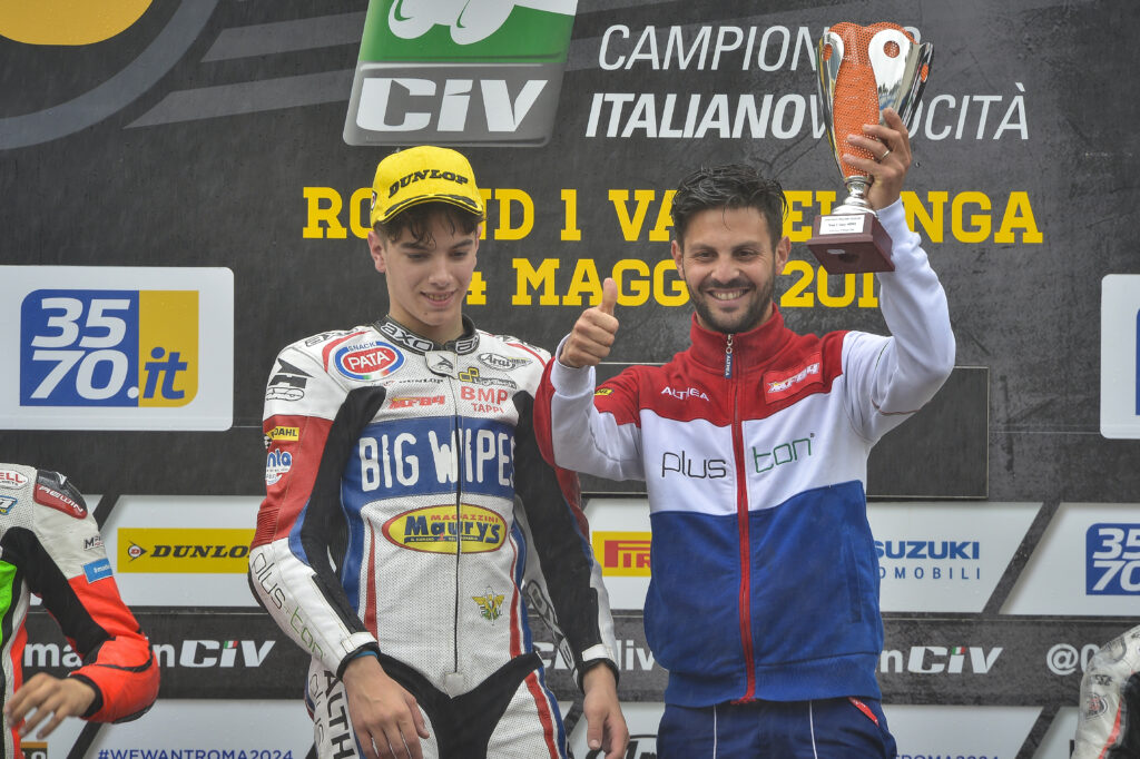 CIV Vallelunga, Pirro e Spinelli dominano il sabato bagnato