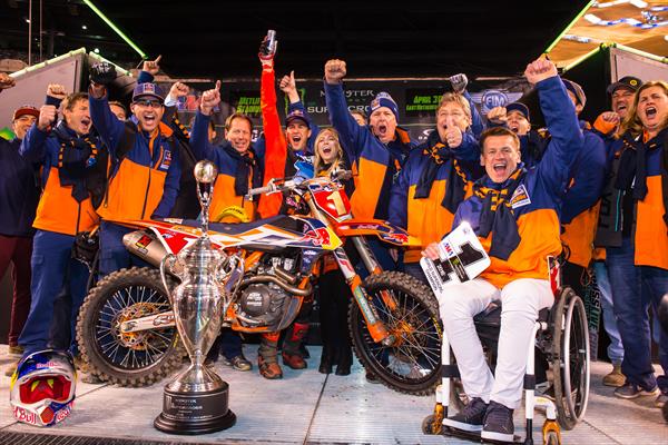 Dungey e KTM: secondo titolo consecutivo nel Supercross AMA
