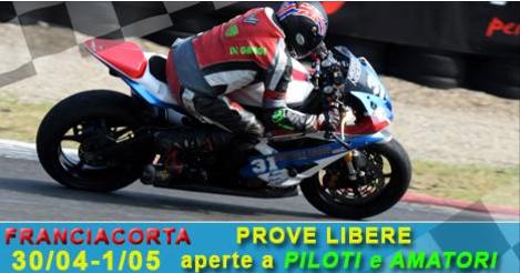 Franciacorta, prove cronometrate per piloti e amatori il 30 aprile e 1 maggio