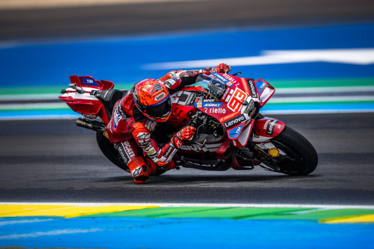 Goiânia accoglie Ducati: Márquez subito secondo, Bagnaia in Q2