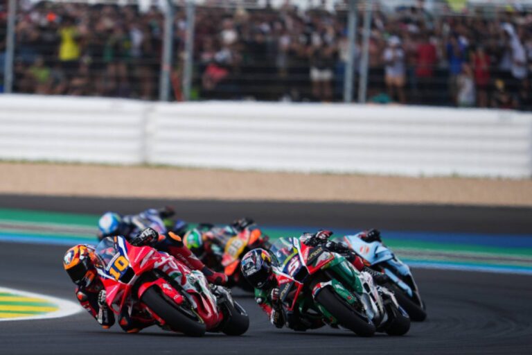Sprint del GP Brasile: rimonta Marini, sfortuna per Mir