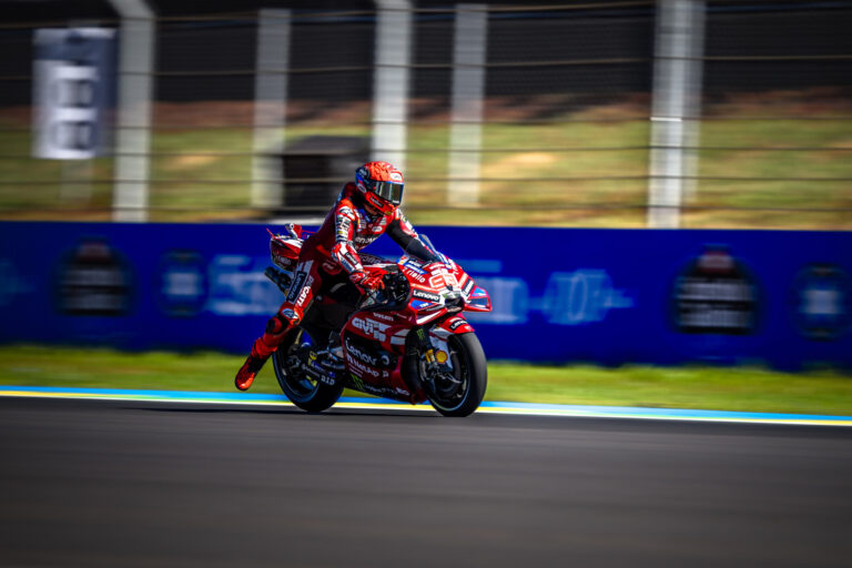 MotoGP Brasile, Ducati tra luci e ombre: Márquez 4°, Bagnaia a terra