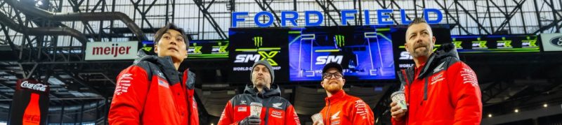 Detroit Supercross: Shimoda sul podio, Hunter Lawrence ko ma resta in corsa