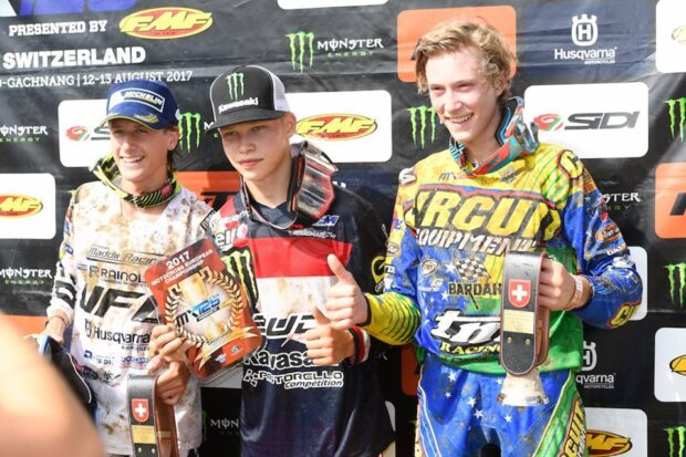 Europeo MX 125, primo podio continentale per Mattia Guadagnini