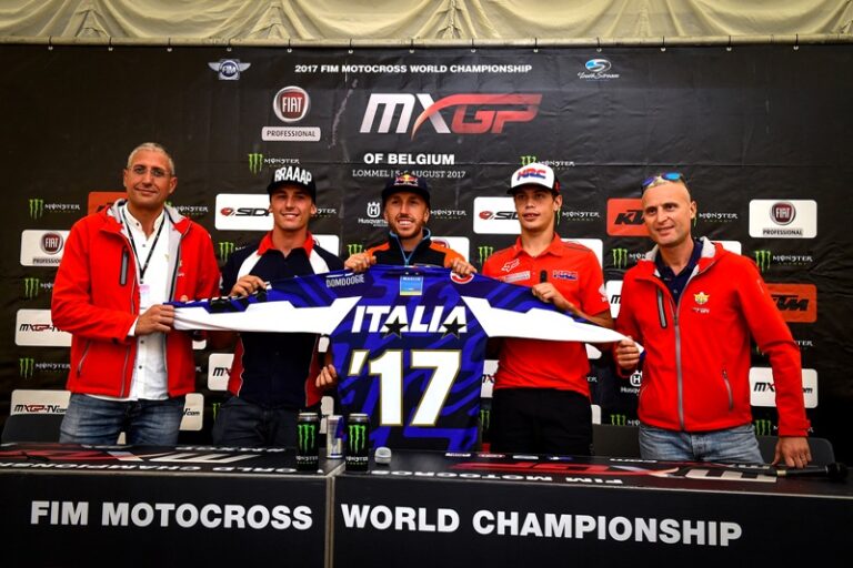 Motocross delle Nazioni 2017, l’Italia punta su Cairoli, Cervellin e Lupino