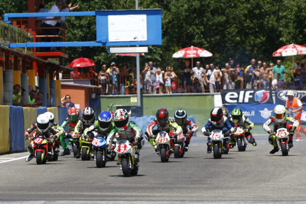 CIV Junior Minimoto, spettacolo al Circuito La Scintilla