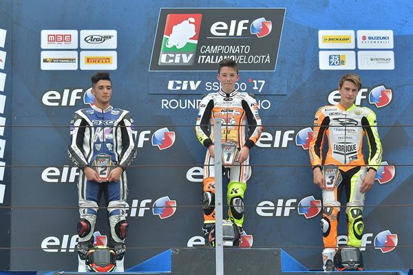 KTM RC 390 Cup: Misano incorona Doti, Gentile e Carnevali