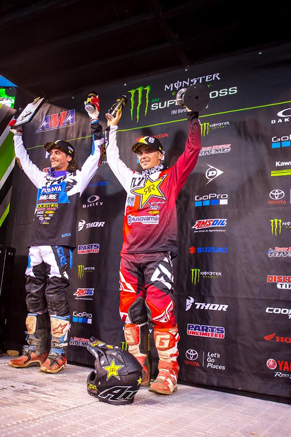 Osborne domina l’AMA Supercross di East Rutherford, Anderson sul podio