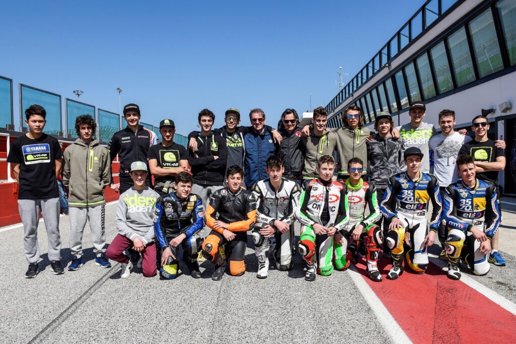 Giovani FMI e VR46 Riders Academy, allenamento congiunto a Misano