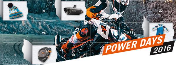 KTM Power Days 2016, sconti su PowerWear e PowerParts