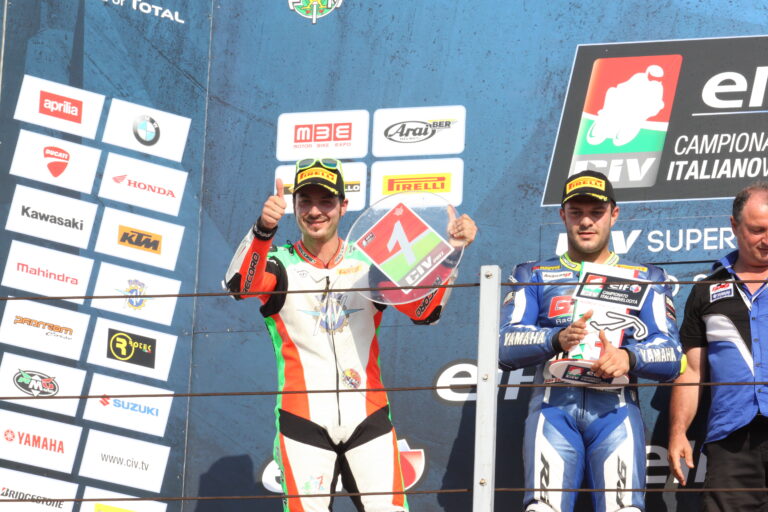 CIV Supersport, Misano sorride a Dionisi: leadership rafforzata