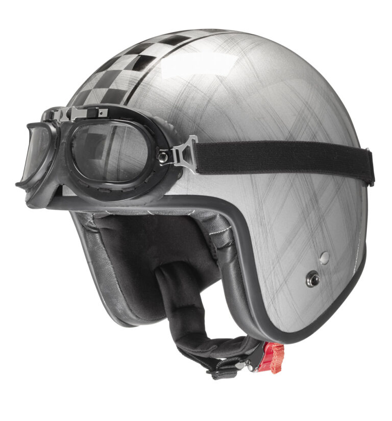 Hevik Garage, il nuovo casco jet vintage con occhialoni inclusi