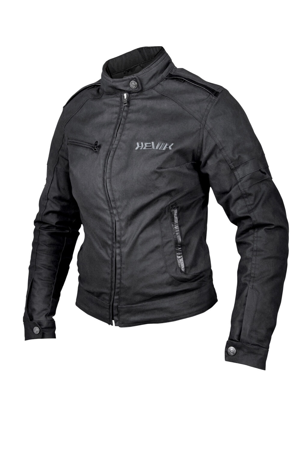 Hevik Madsen, giacca moto in wax cotton