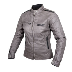 Hevik Madsen, giacca moto in wax cotton