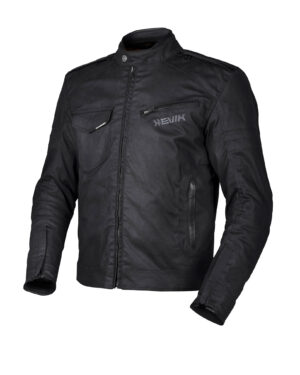 Hevik Madsen, giacca moto in wax cotton