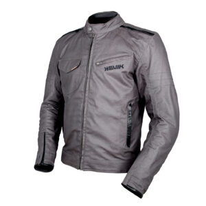 Hevik Madsen, giacca moto in wax cotton