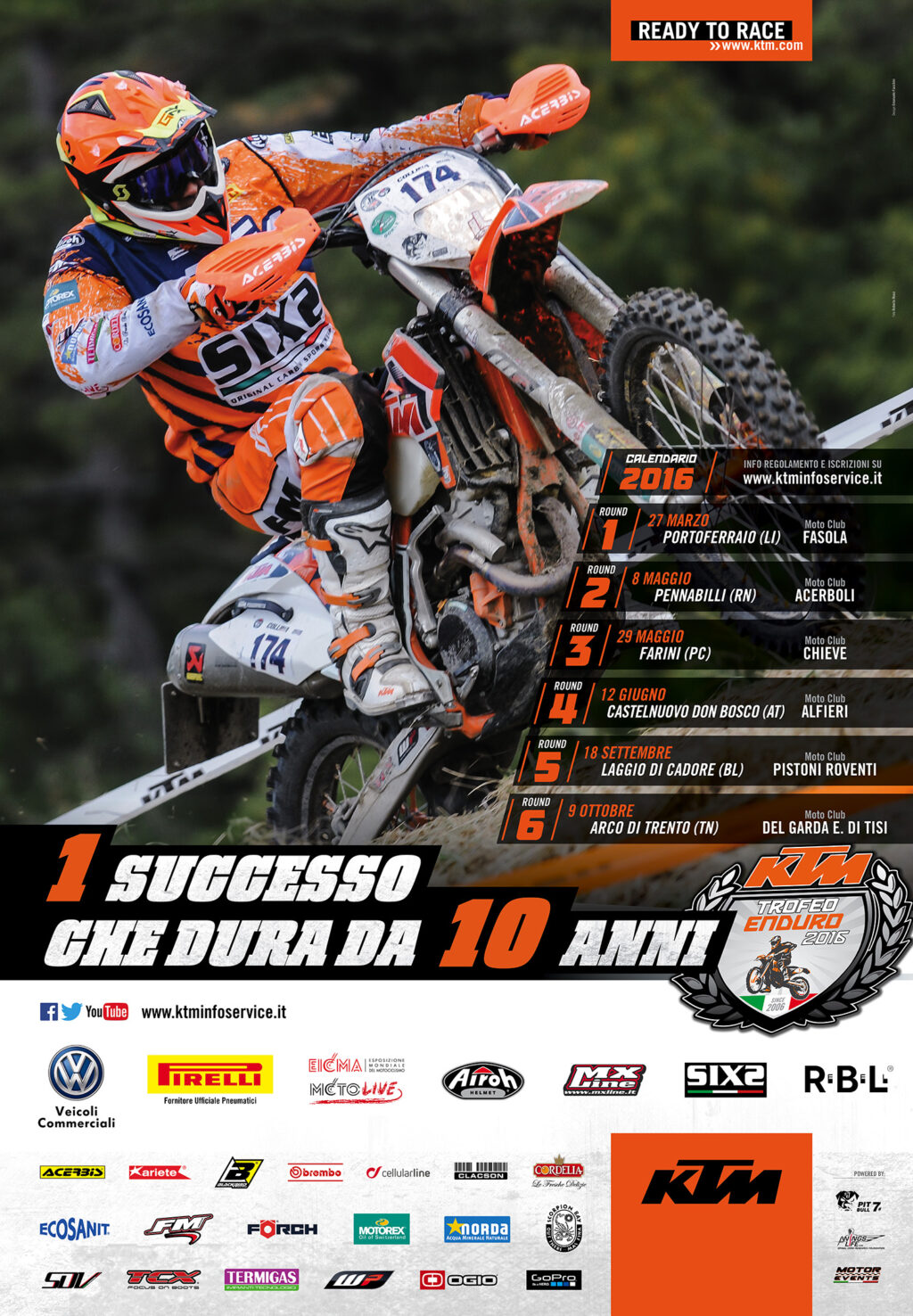 KTM Italia lancia la stagione offroad 2016