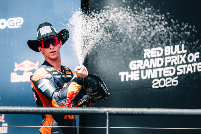Acosta terzo ad Austin, KTM a podio anche in Moto3