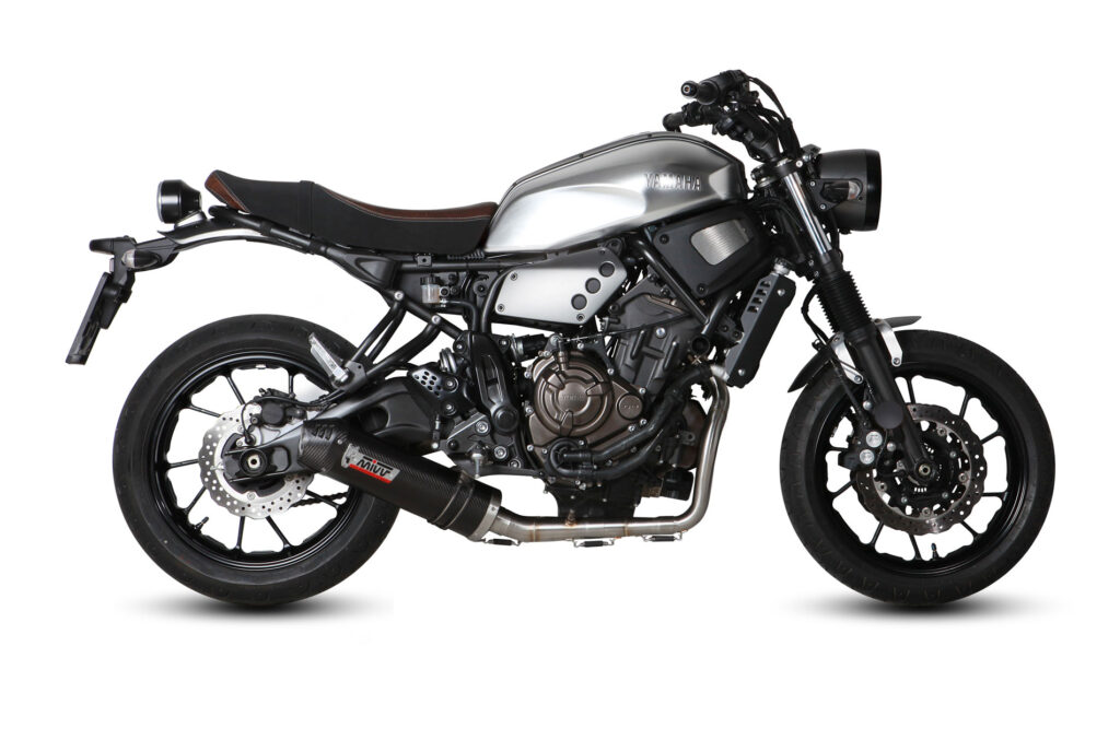 Yamaha XSR700, tre scarichi MIVV tra stile heritage e performance