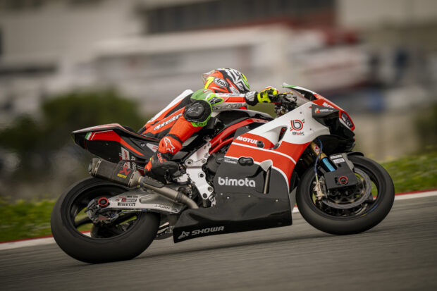 Test extra BbKRT a Portimao: Lowes 3°, Bassani 7°