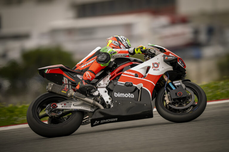 Test extra BbKRT a Portimao: Lowes 3°, Bassani 7°