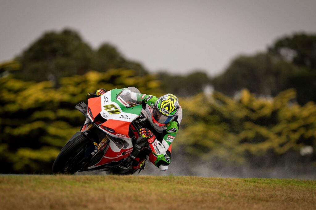 BbKRT in test a Portimão con la Bimota KB998