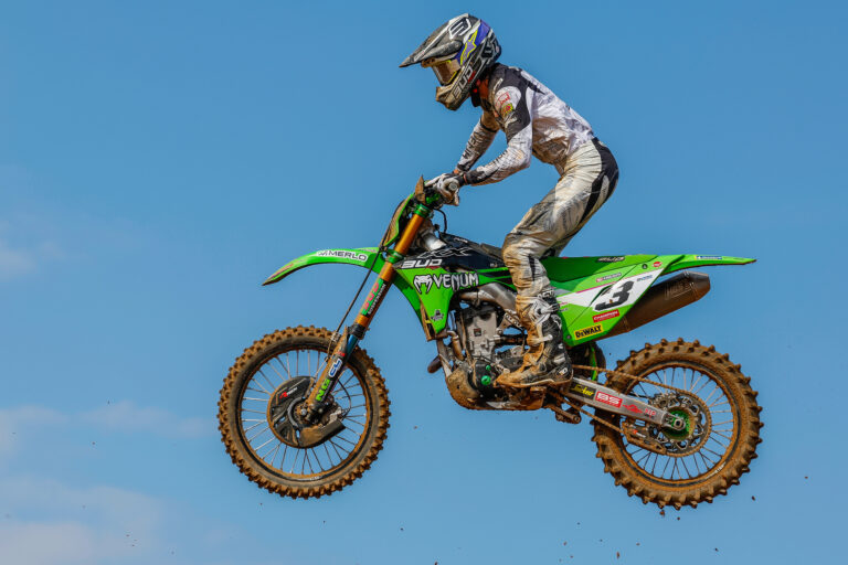 EMX250 Almonte, Garcia perfetto: doppietta e targa rossa Kawasaki