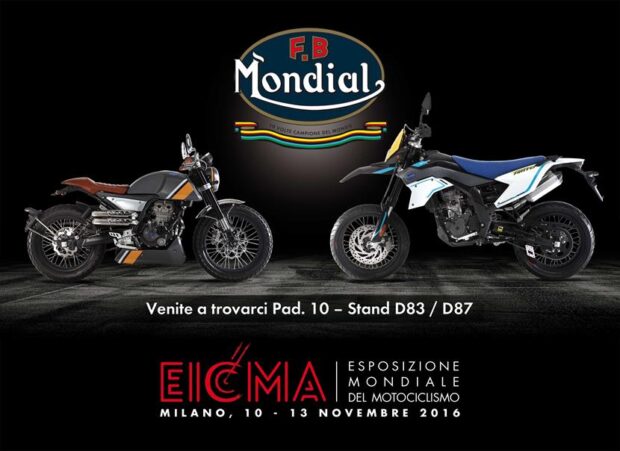 Mondial a EICMA 2016 con le nuove HPS 125 e SMX 125