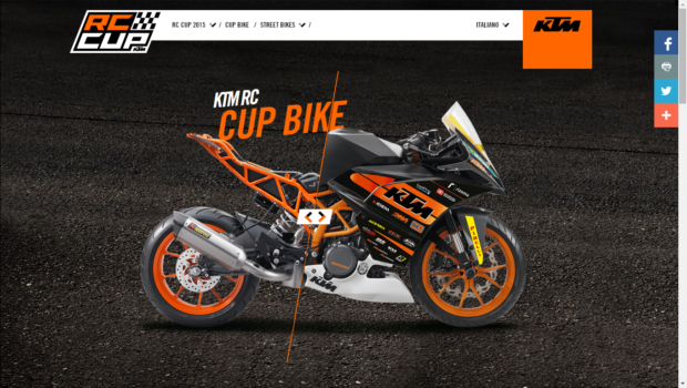 KTM RC 390 Cup 2016 nel CIV: formula e premi