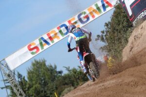 Rick Elzinga, pilota del Beta MRT Racing Team su Beta RX450 al GP di Sardegna