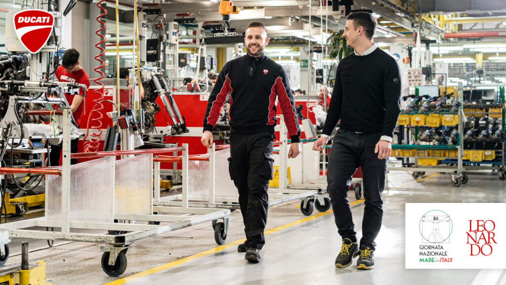 Ducati apre fabbrica e museo per la Giornata del Made in Italy